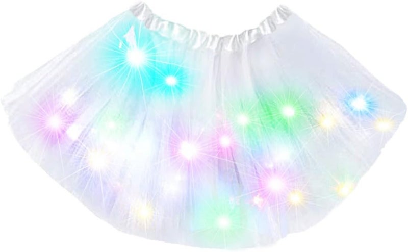 Nicute Light Up Tutu Led Layered Tulle Tutus Skirt for Women - Image 1